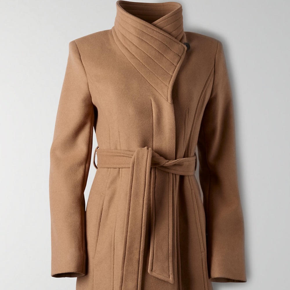 Wool camel coat